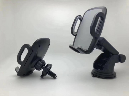 Suport auto pentru telefon cu prindere in parbriz sau in grila de ventilatie