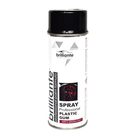 Vopsea spray cauciucata, NEGRU, 400ml