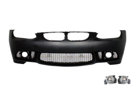 Bara Fata compatibil BMW Seria 3 E92 E93 M3 Design 2006-2009 Fara PDC, cu proiectoare incluse