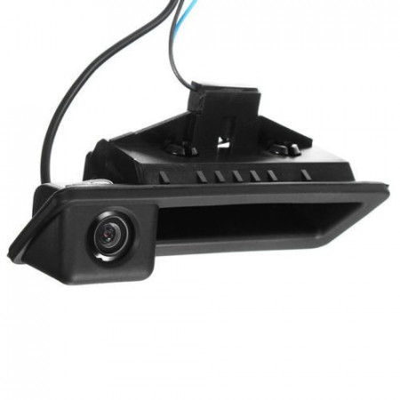 Camera marsarier BMW E39, E60, E90, E70 pe manerul de portbagaj