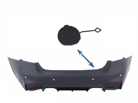 Capac Carlig Remorcare Bara Spate compatibil cu BMW Seria 3 F30 2011-> M3 M-tech Design