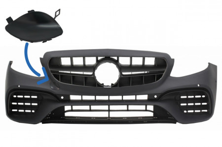 Capac Carlig Tractare Bara Fata compatibila cu Mercedes E-Class W213 2016-2019 E63 Design