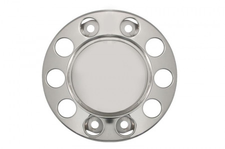 Capac roată față, material: oțel inoxidabil, număr de găuri: 10, plin