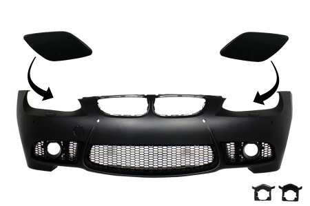 Capace Spalatoare Bara Fata compatibil cu BMW 3 Series E92, E93 M3 2006-2009 M3 M-Technik Design