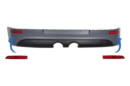 Catadioptrii reflectorizanti Bara Spate compatibil cu VW Golf 5 V 2003-2007 R32 Look