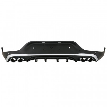 Difuzor Bara Spate compatibil cu Mercedes GLC X253 SUV 2020-> GLC43 Ornamente Tobe Crom