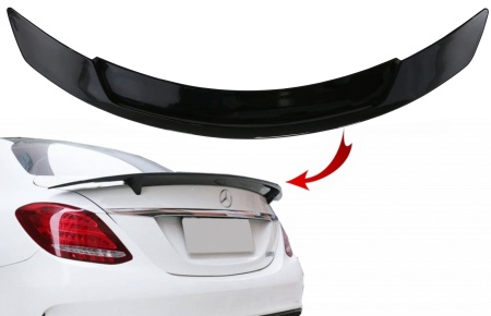Eleron Portbagaj compatibil cu MERCEDES C-Class W205 2014-2020 GTS-Design Negru Lucios