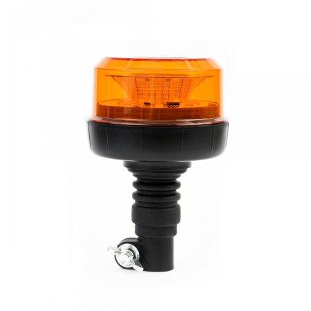 Girofar, LED, Slim, 12-24V, 12 SMD, Omologare E9, Prindere Tija Flexibil, Galben