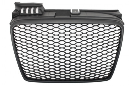 Grila Centrala compatibil cu Audi A4 B7 2004-2008 RS4 Negru Mat