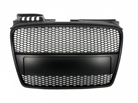 Grila Centrala compatibil cu Audi A4 B7 Facelift (2004-2008) RS4 Design Negru Mat