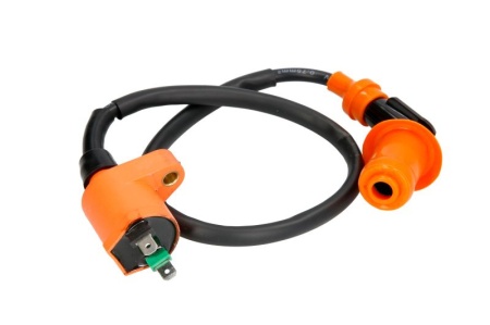 Modul de aprindere, bobina de inductie cu fisa si pipa de bujie compatibil cu scuter 4T Honda, Kymco, Peugeot, Sym, Gy6