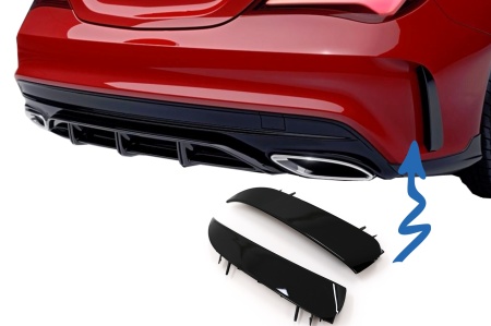 Prelungiri Extensii Bara Spate compatibil cu Mercedes CLA W117 C117 X117 2013-2018 CLA45 Design