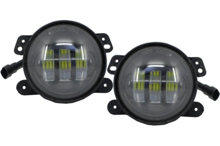 Proiectoare Full LED CREE Dublu Proiector compatibil cu Jeep Wrangler JK TJ LJ 2007-2017