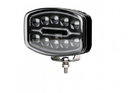 Proiector cu led 12V - 24V cu lumină DRL alb-galben pentru camioane, ATV-uri, jeep, tractor, mașini agricole și agricole