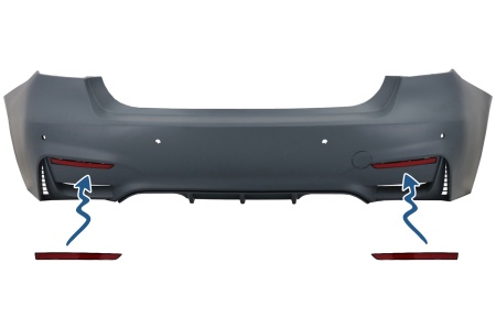 Reflectorizanti Catadioptru compatibil cu BMW Seria 3 F30 2011-2019 doar Bara Spate M3 Design
