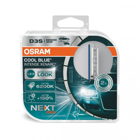 Set 2 Becuri Auto Xenon OSRAM XENARC Cool Blue Intense NEXT GEN D3S HID 66340CBN-HCB