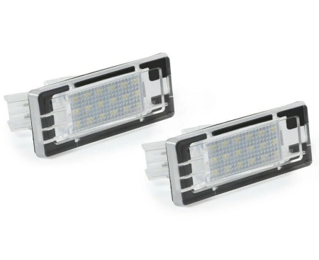 Set 2 lampi numar LED compatibil Renault Megane, Clio, Laguna, Master, Velsatis, Captur, Scenic, Zoe