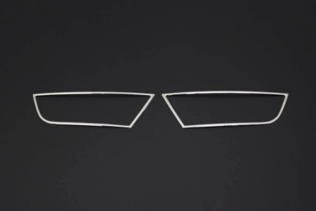 Set 2 ornamente inox proiectoare Skoda Octavia III 2013-2017