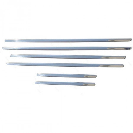 Set 6 ornamente inox chedere geam VW TOUAREG 2003-2010