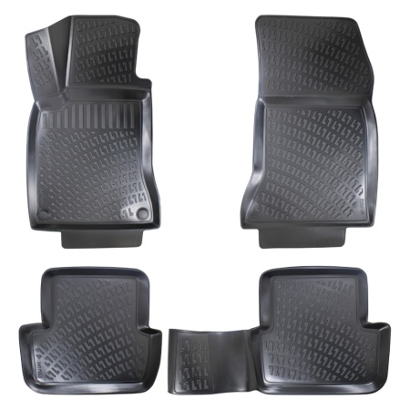 Set covorase auto cauciuc Mercedes Clasa A W176 2012-2018 forma tavita