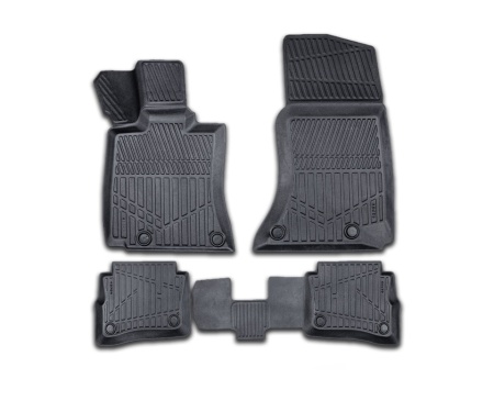 Set covorase auto cauciuc Mercedes clasa E W214 2020-> forma tavita 3D