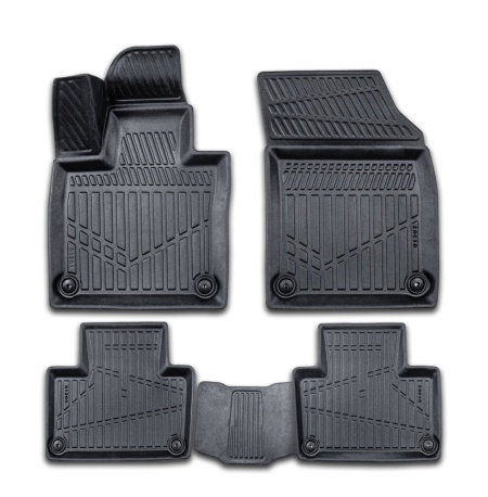 Set covorase auto cauciuc Volvo XC90 2015-2024, forma tavita 3D