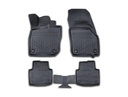 Set covorase auto cauciuc VW PASSAT B9 2023->, forma tavita 3D