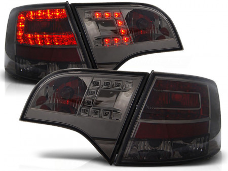 Set Stopuri LED compatibile cu Audi A4 B7 2004-2008 AVANT Fumuriu LED