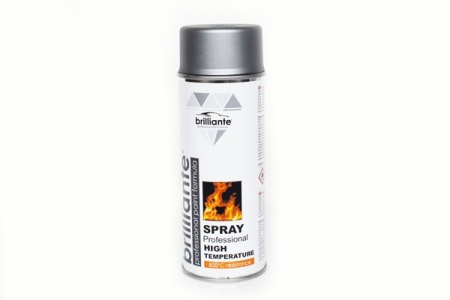 Spray vopsea Profesional Rezistent Termic ARGINTIU +800 grade C 400ml