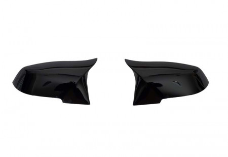 Capace oglinda compatibile cu BMW seria 1 F20 F21 2011-2019 Negru lucios Batman Style