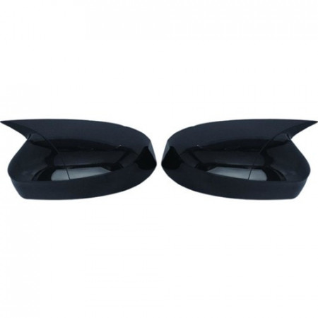 Capace oglinda compatibile cu VW Passat B6 2005-2010 Negru lucios Batman Style