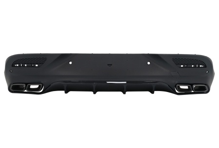 Difuzor Bara Spate cu Ornamente Evacuari Crom compatibil cu Mercedes GLE Coupe C292 Sport Line 2015-2019 GLE63 Design