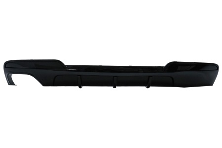 Difuzor de aer cu evacuare dubla stanga compatibil cu BMW Seria 5 F10 F11 2011-2017 M-Performance Design Negru Lucios