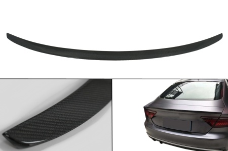 Eleron Portbagaj compatibil cu AUDI A7 4G8 S7 RS7 2011-2017 KZ Style Carbon Fiber