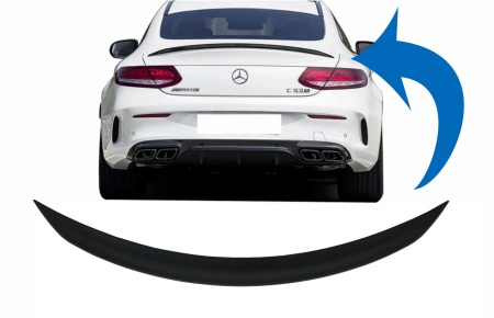 Eleron portbagaj compatibil cu MERCEDES-Benz C Coupe C205 2014-> Negru