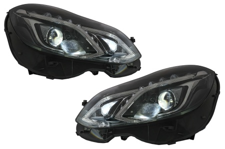 Faruri LED Xenon compatibil cu Mercedes E-Class W212 (2013-2016) Facelift Design