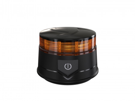 Girofar LED, prindere cu magnet, 14W, 12-24 V, cu acumulator, buton on-off, E-Mark