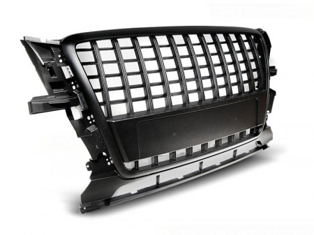 Grila Bara Fata compatibil cu Audi Q5 2008-2011 Negru Mat