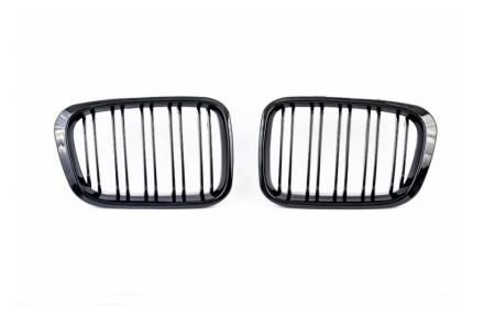 Grile Centrale compatibil cu BMW Seria 3 E46 4 USI 1998-2001 Non-Facelift Negru Lucios M Design