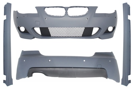 Kit Exterior compatibil cu BMW Seria 5 E60 LCI 2007-2010 M-Technik Design cu PDC 18 cm