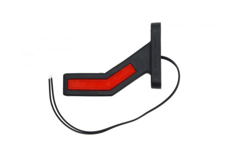 Lampa Lumina de clarificare Dreapta LED, Alb/Rosu 12-24V