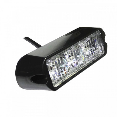 Lampa stroboscopica galbena, 3 LED, 1.5 W, 12-24 V