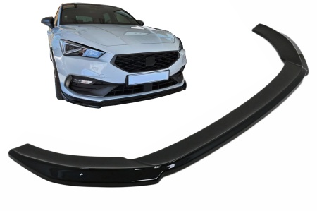 Lip Bara Fata compatibil cu Seat Leon MK4 FR 2020-> Negru Lucios
