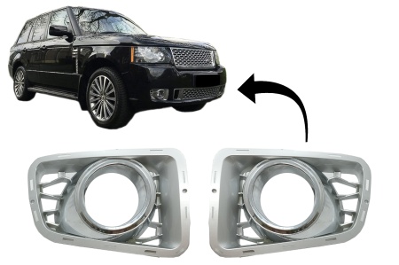 Ornamente Proiectoare compatibile cu Land Rover Range Rover Vogue III L322 2010-2012 Autobiography Design Silver Edition