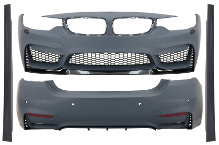 Pachet Exterior compatibil cu BMW Seria 4 F36 2013-2019 M4 Look Gran Coupe Fara Proiectoare