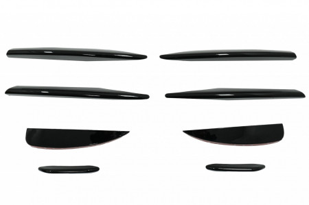 Prelungiri Bara Fata compatibil cu MERCEDES A Class W177 V177 2018-> A45 Design Piano Black