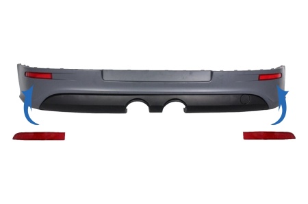 Reflectorizanti Bara Spate compatibil cu VW Golf 5 V 2003-2007 R32 Look