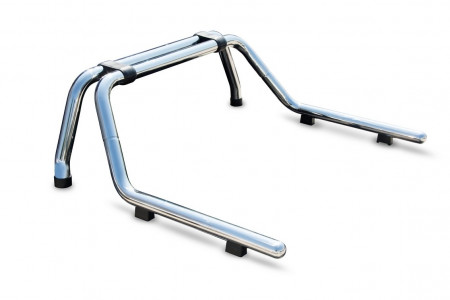 Rollbar compatibil Isuzu D-MAX 2012-2019, inox, diam. teava 76 mm