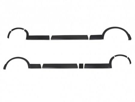 Set 11 bandouri laterale compatibile VW T5 Transporter Caravelle Multivan 2009-2014, caroserie scurta