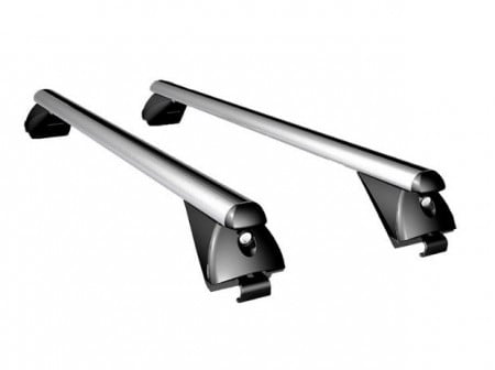 Set 2 bare portbagaj transversale, Universal, lungime bare 135 cm, cu prindere pe bare longitudinale integrate